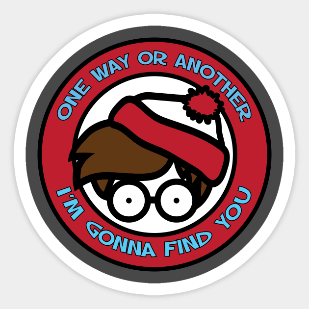 I'm Gonna Find You Sticker by KimbasCreativeOutlet